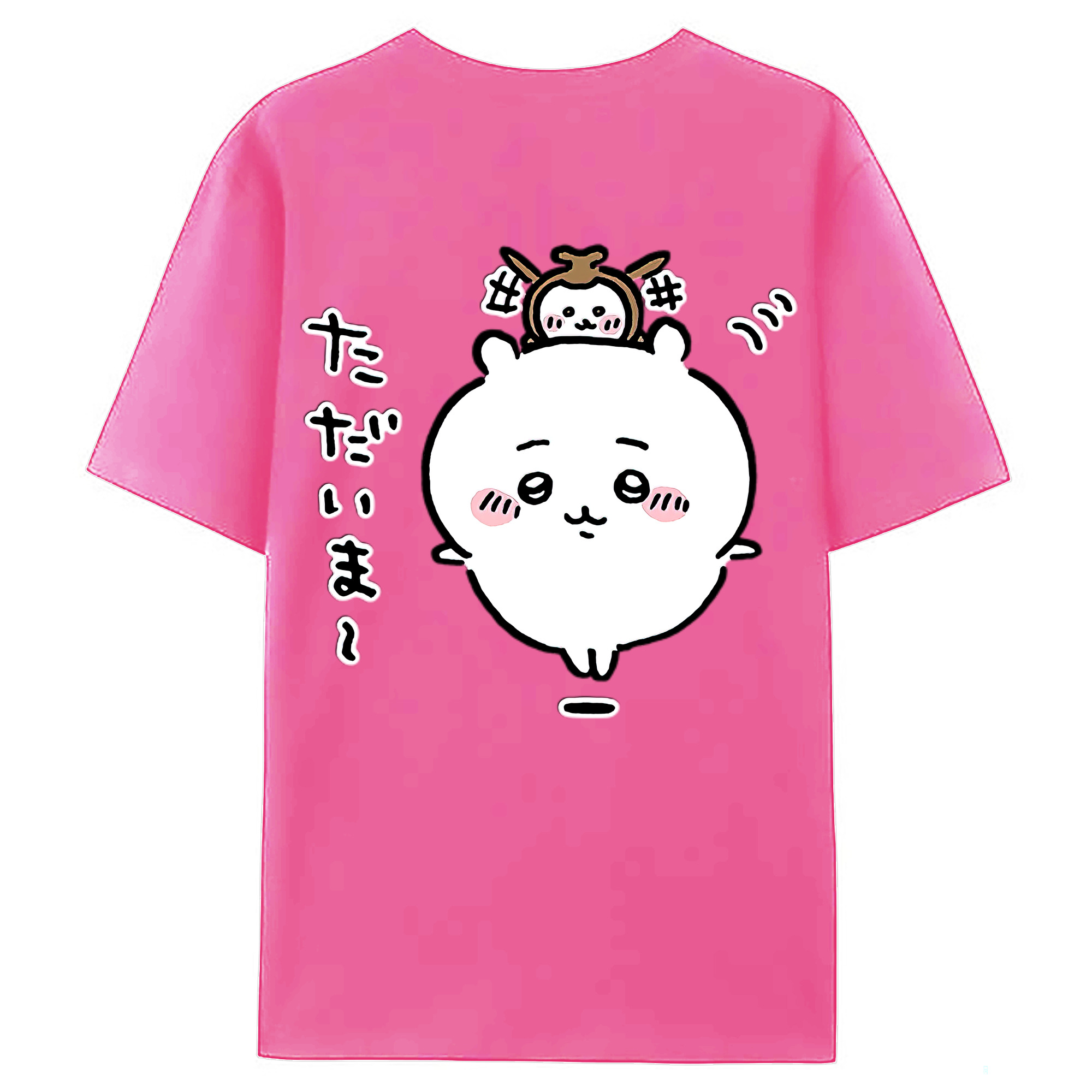 （画像用） ちいかわ ちいかわ Chii-kawa chiikawa レディース半袖Tシャツ(バックプリント)